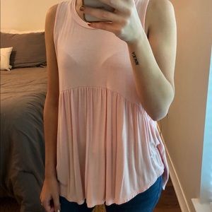 Flowy Light Pink Tank